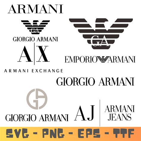 armani logo for sale.